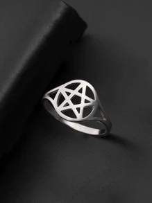 nhẫn trang trí ngôi sao - Bạc - Xem 2