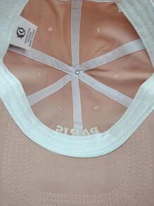 1入中性字母刺繡棒球帽，適用於日常生活、戶外休閒、男女童禮物、街頭風格 - 粉色 - 查看 4