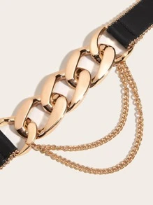Straat 1pc Vrouwen Glitter Ketting Decor Mode Riem Halloween