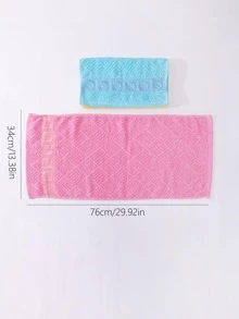 3入組樹葉設計毛巾