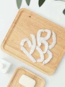 100 Cái/bộ Nhựa Chống Nước Dùng Một Lần Thông Thường Mũ Tắm, Hiện Đại Trong Suốt Mũ Tắm Cho Cuộc Sống Hàng Ngày - Trong sáng - Xem 2