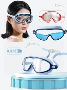 Beach Accessories Googles Swimming Goggles For Swimming Anti-Fog And Waterproof For Children Water Sports - Blue - View 1