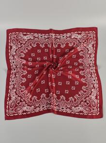 Paisley Print Bandana Khăn quấn đầu cổ điển Cowboy Cowgirl  For  All Seasons Bandana, Hair Band, Head Band Lý tưởng để tôn lên diện mạo của bạn - Đỏ - Xem 6