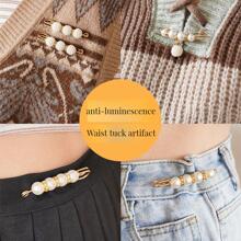 1pc Faux Pearl Decor Safety Pin - Multicolor - View 6