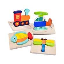 4入组/套教育日常蜻蜓和魚設計學習玩具適用於兒童 - 彩色 - 查看 1