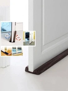 Door Draft Stopper, Draft Stopper for Bottom of Door Dual Draught Excluder Air Insulator,Adjustable Size,Dust-Proof, Draft-Proof - Multicolor - View 2