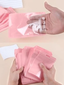 20入組/套素色首飾收納袋 - 粉色 - 查看 2