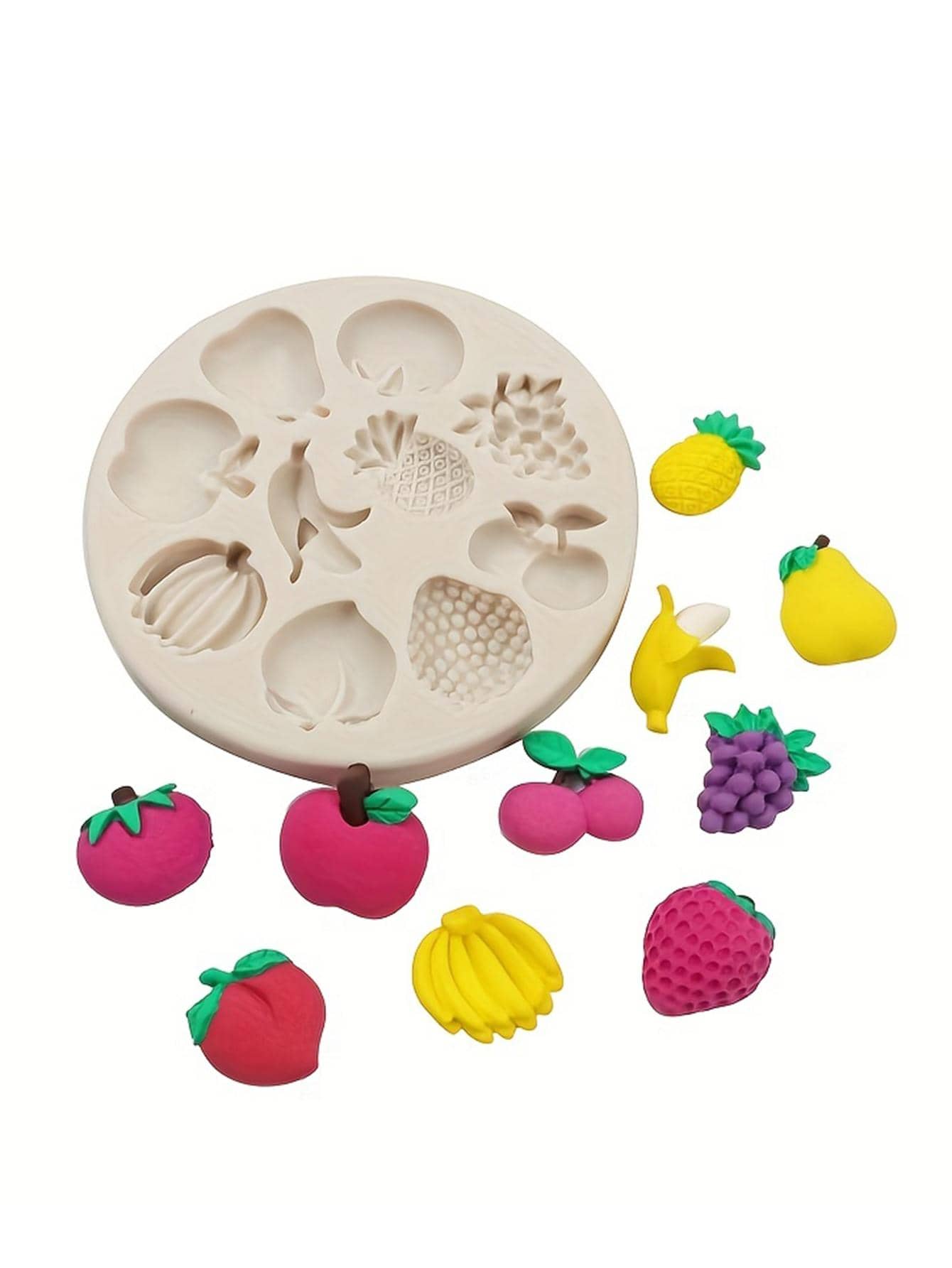 1入組水果設計糖果模具 - 白色 - 查看 1