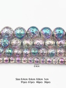 1strand Bead DIY Jewelry Accessory - Multicolor - View 3