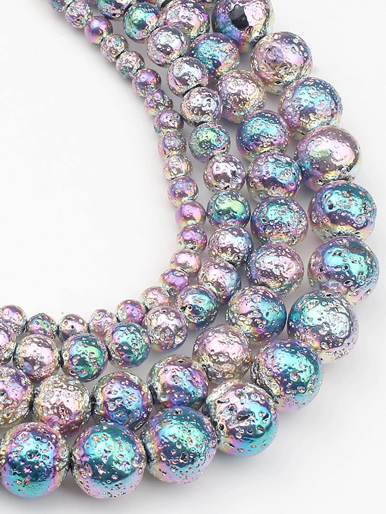 1strand Bead DIY Jewelry Accessory - Multicolor - View 1