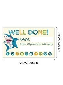 Bộ 50 Hoạt Hình Đồ Họa Tạo Động Lực Thẻ Sáng Tạo Lớp Học Đa Năng Hành Vi Học Sinh Thẻ Khuyến Khích Cho Trường Học - Màu be - Xem 2