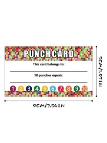 50張卡通圖形勵志卡，學校創意多功能課堂學生行為激勵卡 - 彩色 - 查看 2