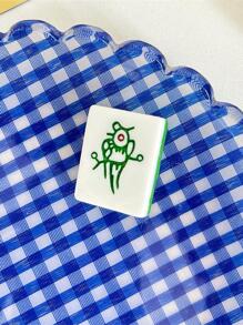 4入組女士麻將裝飾創意鴨嘴夾適用於頭髮裝飾用品 - 彩色 - 查看 8