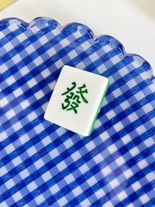 4入組女士麻將裝飾創意鴨嘴夾適用於頭髮裝飾用品 - 彩色 - 查看 7