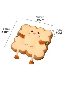 1入組吐司設計座位現代滌綸坐墊適用於家庭 - 米色 - 查看 2