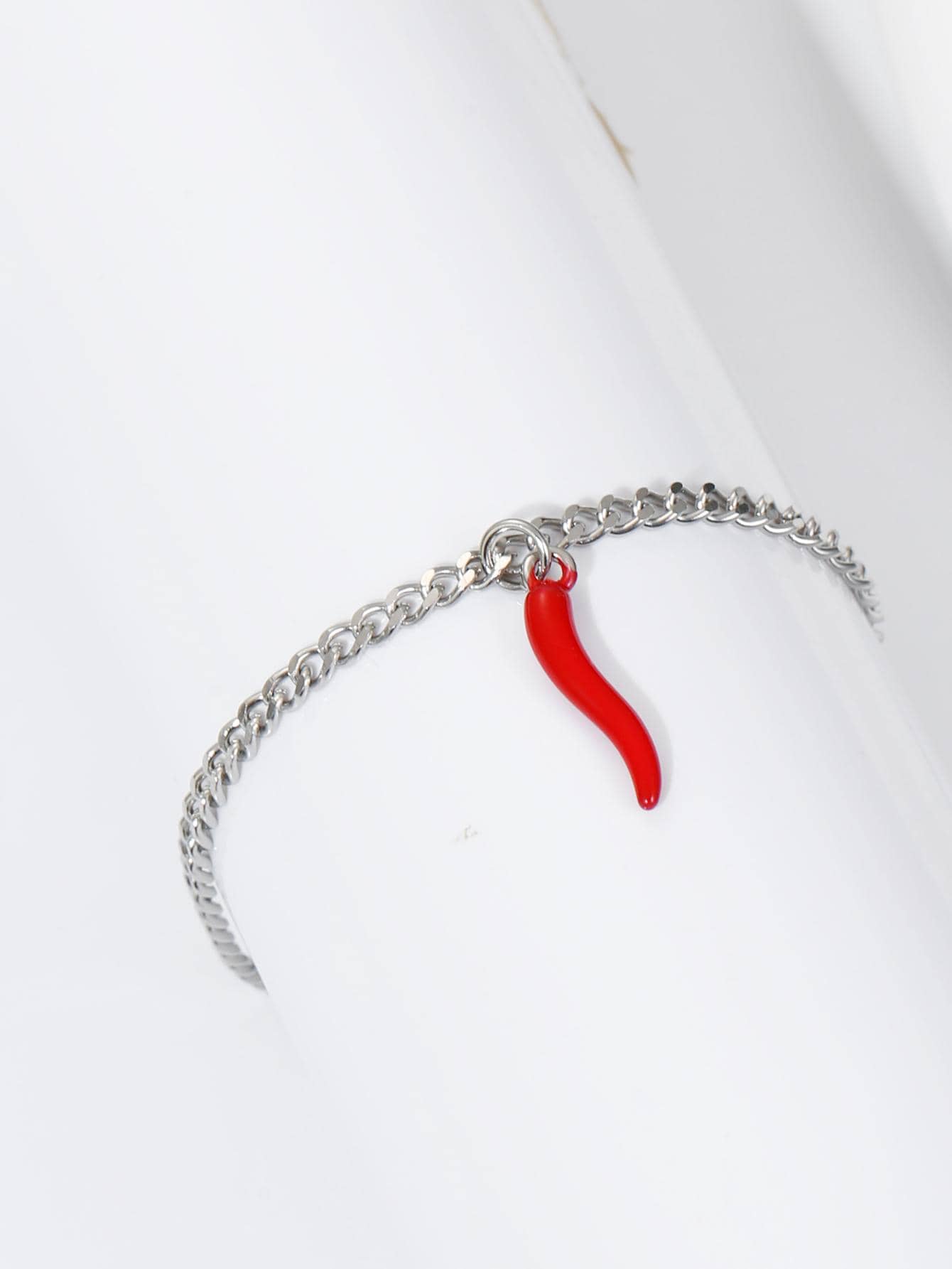 1 vòng tay hạt ớt bằng thép không gỉ thời trang cho phụ nữ để trang trí hàng ngày - Nhiều màu - Xem 1