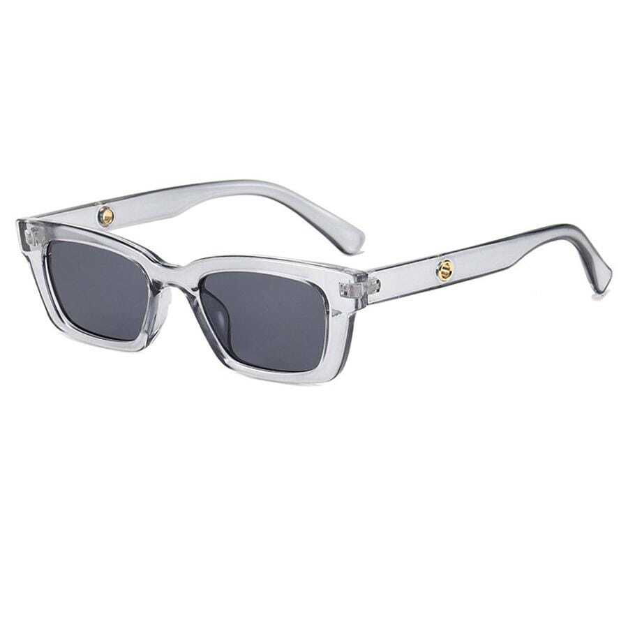 1pc Women Vintage Fashion Sunglasses - Grey - View 1