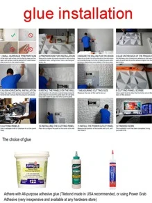 2pcs 3D Geometric Design Wall Paper - White - View 5