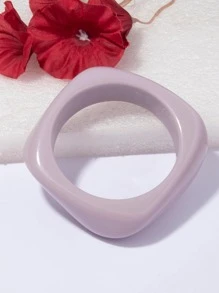 Brazalete con diseño geométrico - Gris - Ver 1