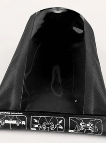 1pc 10L Water Resistant Swimming Bag - Black - View 3