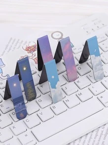 1 Dấu Trang Từ Tính Họa Tiết Đám Mây, Bút Đánh Dấu Trang Đa Năng Sáng Tạo Cho Giáo Viên Học Sinh Đọc Sách - Nhiều màu - Xem 5