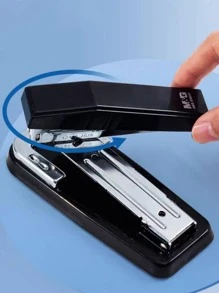 M&G 1 Peça Grampeador de Cor Sólida, Grampeador de Mesa Simples e Rotativo para Estudante, Escritório, Volta às Aulas, Material Escolar