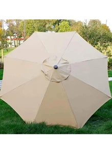 1 Kaki Tấm Che Nắng Ngoài Trời, Polyester Hiện Đại Ô Lớn Không Có Khung Cho Khu Vườn Bãi Biển - Màu Khaki - Xem 5