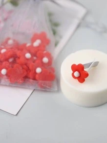 1入組花朵設計DIY矽膠現代矽膠模具 - 白色 - 查看 3