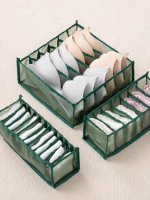 1 hộp đựng đồ lót lưới trang trí mùa thu trang trí lễ hội trang trí phòng trang trí nhà trang trí mùa thu trang trí phòng ngủ - Màu xanh lá cây đậm - Xem 1