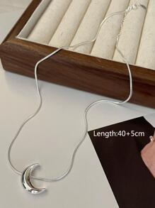 Vòng cổ mặt trăng - Bạc - Xem 5