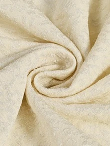 套帶有提花圓點的防水氨綸椅套，用於保護辦公/電競椅免受污垢和貓抓傷，由冰絲提花布料製成 - 米色 - 查看 7