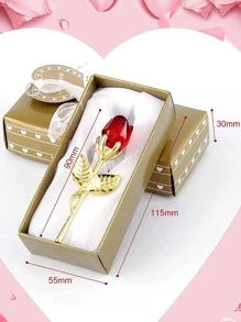 1入組花朵設計派對口哨 - 紅色 - 查看 5