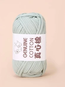 1 ovillo Hilo de tela DIY unicolor - Verde - Ver 3