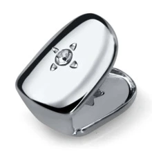 1入組水鑽裝飾牙套銀銅萬聖節嘻哈受歡迎首飾類禮品派對適合男士