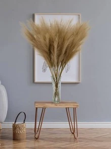 MEHELANY Cỏ lau nhân tạo 3 trong 1 dài 3,62ft, mềm mại và bông xốp, hoa sống động như thật, thân cây giả bằng nhựa, 1 cây cỏ lau nhân tạo màu nâu xám, cỏ lau trang trí phong cách Boho màu nâu xám, thích hợp để cắm vào bình hoa, trang trí nhà kiểu nông trại, trang trí tiệc cưới, trang trí tiệc mùa thu, trang trí phòng khách, trang trí bàn tiệc mùa thu hoạch, trang trí Halloween, Lễ Tạ ơn, trang trí cây thông Noel/vòng hoa, quà tặng Ngày Valentine, quà sinh nhật, quà tốt nghiệp. - Màu be - Xem 5