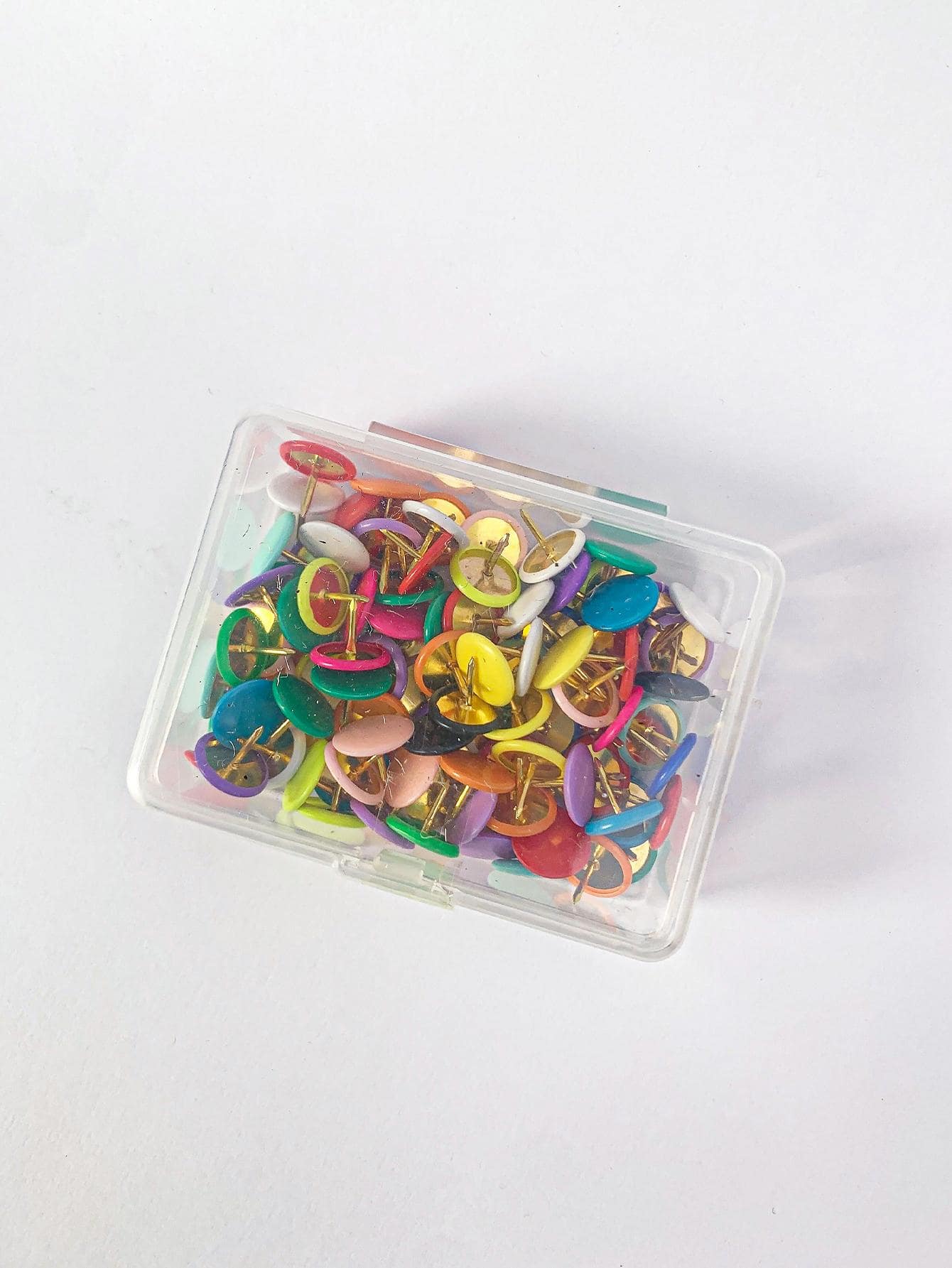 1 caja Chincheta de colores - Multicolor - Ver 1