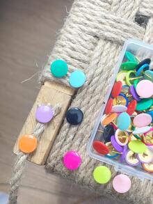 1 caja Chincheta de colores - Multicolor - Ver 3