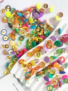 1 caja Chincheta de colores - Multicolor - Ver 5