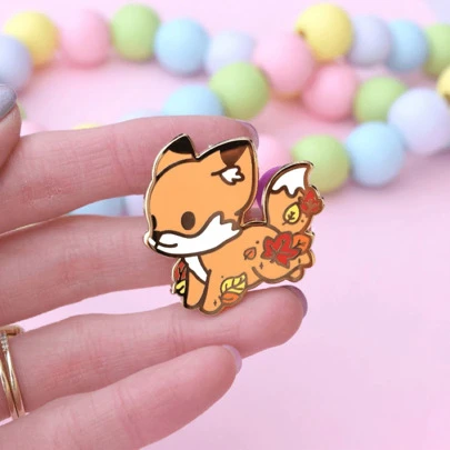 1pc Cartoon Fox Brooch