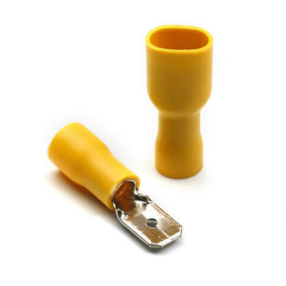 50Pcs Female&Male Spade Insulated Connectors Crimp Electrical Wire Terminal Red Blue Yellow I4073771372 50Pcs Female&Male Spade Insulated Connectors Crimp Electrical Wire Terminal Red Blue Yellow I4073771372