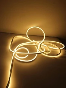 1 pieza de silicona Tira LED moderno Luz led para habitación casa fiesta Decoración - Mostaza Amarilla - Ver 6