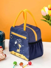1pc Cartoon Graphic Lunch Bag