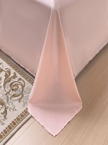 蝴蝶結刺繡荷葉邊被套套裝內芯 - 粉色 - 查看 6