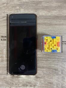 1入組塑膠啟示教育性創意透明3D迷宮立方體設計益智玩具適用於家庭 - 彩色 - 查看 3