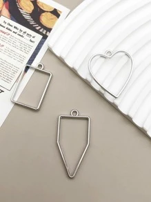 10入組/套幾何DIY吊墜 - 白色 - 查看 5