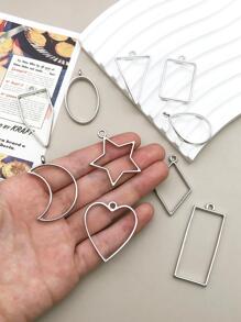 10入組/套幾何DIY吊墜 - 白色 - 查看 2