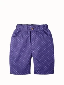 小男童前蝴蝶結襯衫和夾克背心和短褲 - 彩色 - 查看 4