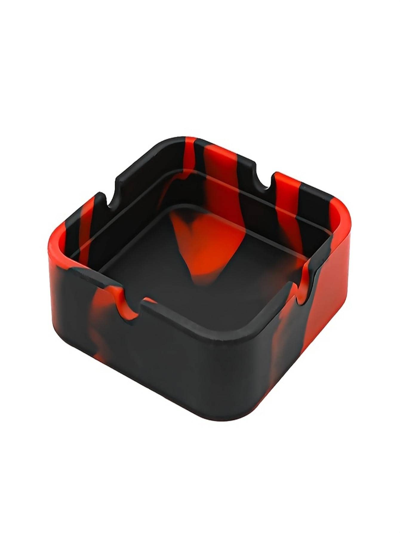 1入組矽膠煙灰缸，紅色家用創意彩色煙灰缸 - 紅色 - 查看 1