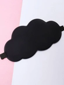 1片滌綸眼罩，用於睡眠護理現代云設計眼罩 - 黑色 - 查看 1