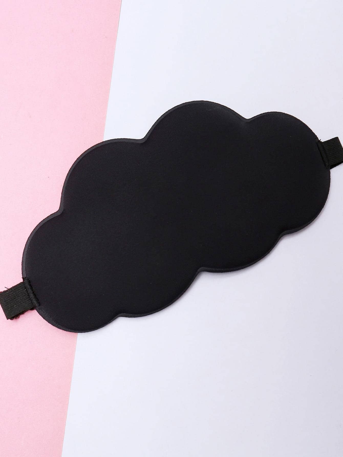 1片滌綸眼罩，用於睡眠護理現代云設計眼罩 - 黑色 - 查看 1